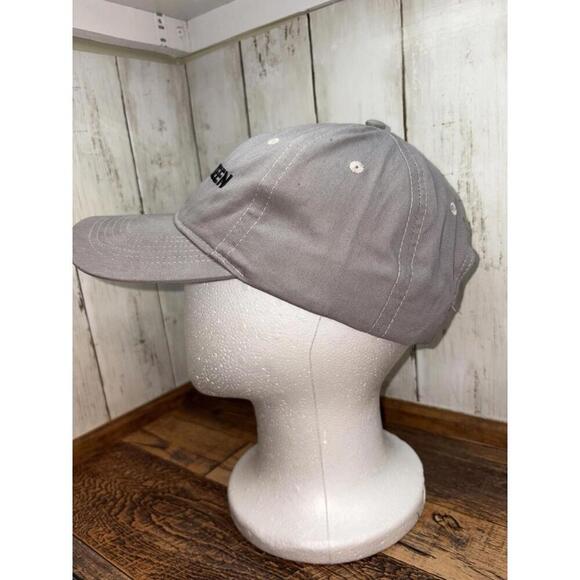 KEEN Gray Embroidered Adjustable Mens Hat Cap LIFE IS KEEN Big X Brand - Picture 2 of 8